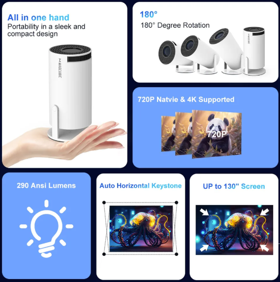 Fantasy wall projector